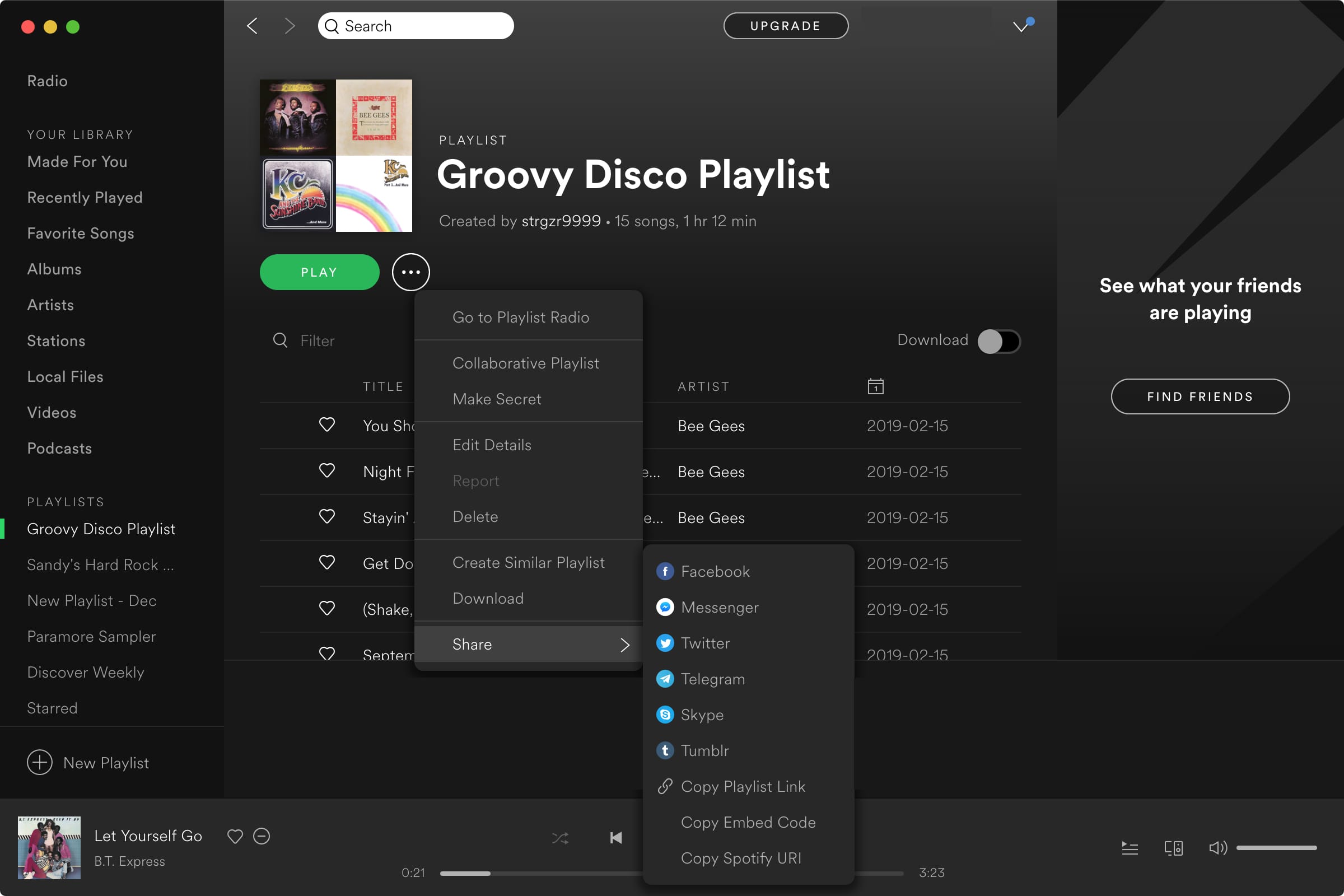 Share Playlists With Spotify Using App